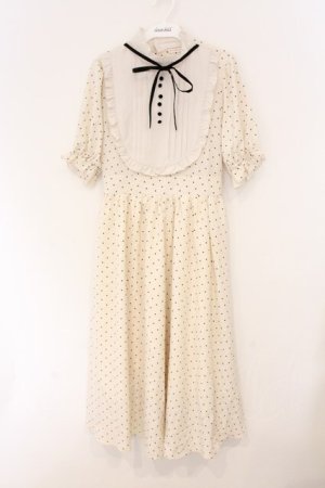 画像: m petit by misako / ナシジミズタマキリカエワンピース M アイボリー O-26-04-04-046-LO-OP-OW-OS