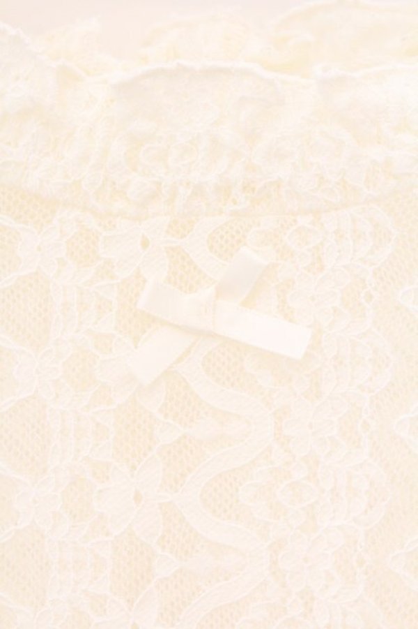 画像2: m petit by misako / レースインナートップス M アイボリー O-26-04-04-051-LO-TO-OW-OS (2)