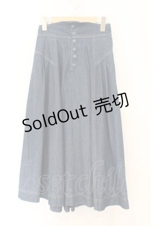 画像: an another angelus / サイドタックデニムフレアースカート F インディゴ O-26-04-04-060-CA-SK-OW-OS