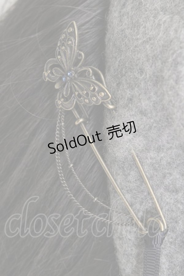 画像3: axes femme / レザーパイピングベレー帽  グレー O-26-04-04-1022-AX-AC-IG-OS (3)