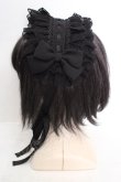 画像2: Vallee lys / Lace Enchantment Headdress  ブラック O-26-04-04-1026-GO-AC-IG-OS (2)