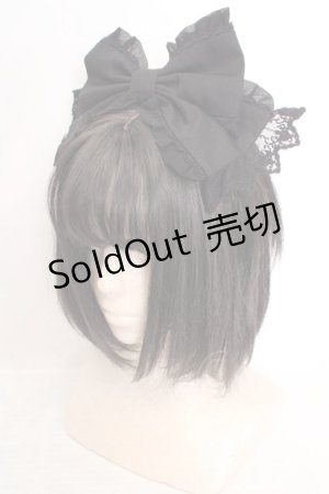 画像: Angelic Pretty / メアリーロマンスDOLLカチューシャ  クロ O-26-04-04-1028-AP-AC-IG-OS