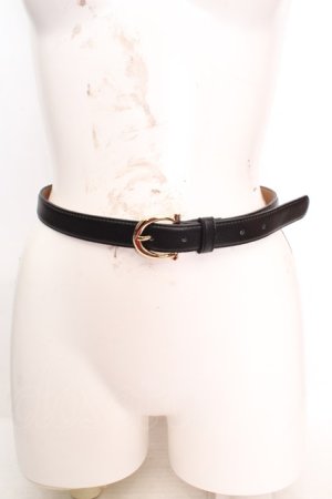 画像: F&A / フレンチベーシックベルト  クロ O-26-04-04-1031-LO-ZA-IG-OS