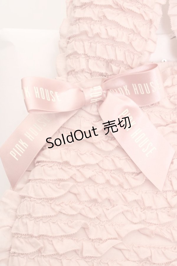 画像2: PINK HOUSE / うさぎシルエットフリルバッグ  ピンク O-26-04-04-1038-LO-BG-IG-OS (2)