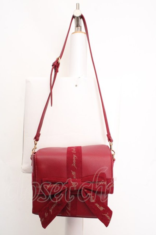 画像2: Fi.n.t / プレゼントボックスバッグ  アカ O-26-04-04-1039-CA-BG-IG-OS (2)