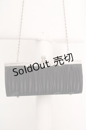 画像: axes femme / サテンパーティーバッグ  クロ O-26-04-04-1042-AX-BG-IG-OS