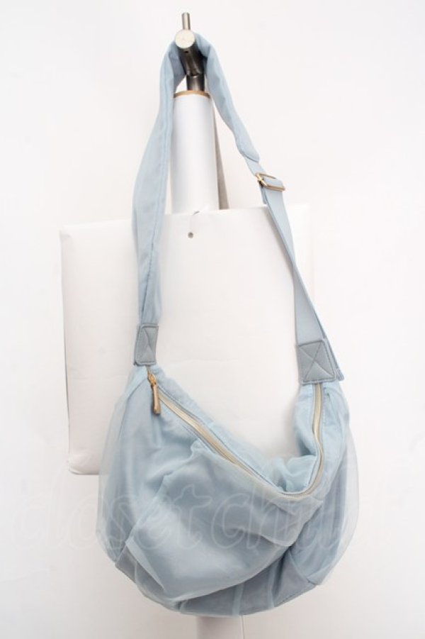 画像2: m petit by misako / AMチュールリボンショルダーバッグ  サックス O-26-04-04-1045-LO-BG-IG-OS (2)