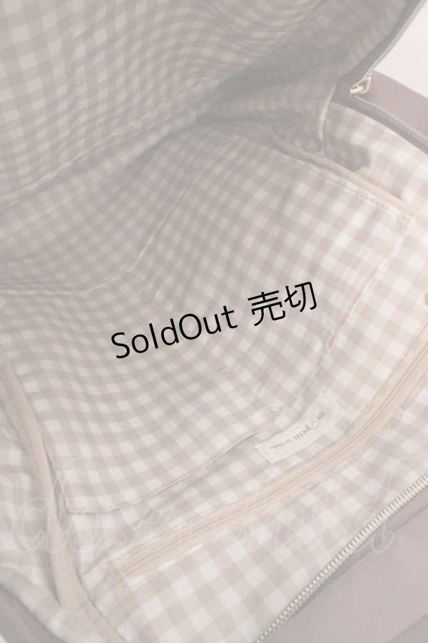 画像3: m petit by misako / TT*AM*フリルリュックサック  ピンクベージュ O-26-04-04-1047-LO-BG-IG-OS (3)