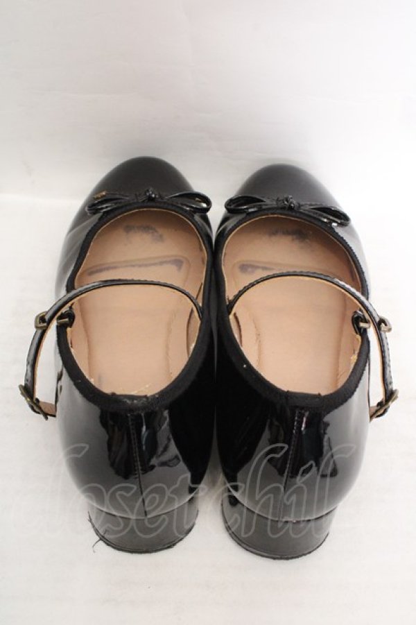 画像3: Fi.n.t / 【晴雨兼用】リボンストラップレインパンプス M クロ O-26-04-04-1003-CA-SH-IG-OS (3)