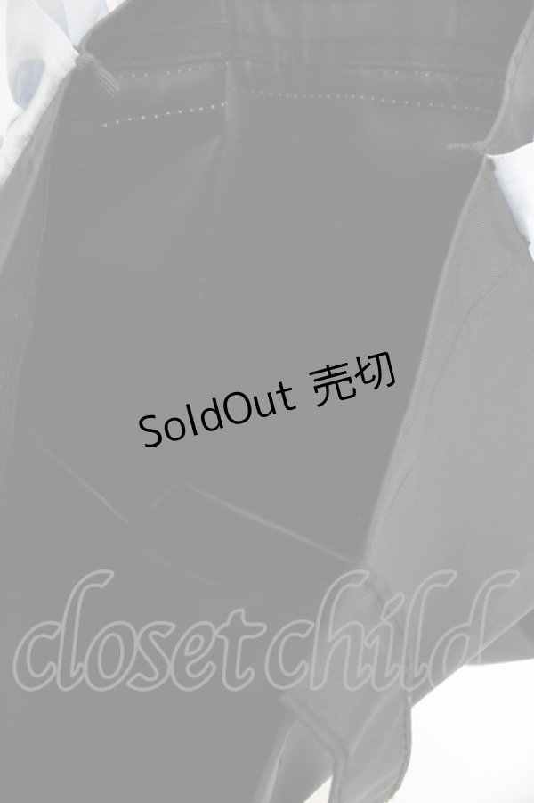 画像3: BABY,THE STARS SHINE BRIGHT / Sho-Comi付録/ブラックフリルトートバッグ  クロｘサックス O-26-04-04-1051-BA-BG-YM-OS (3)