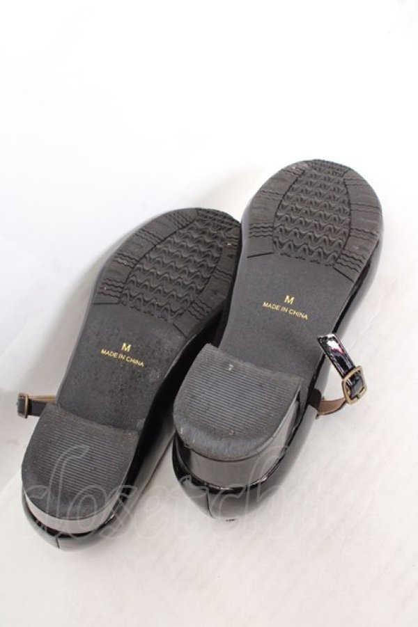 画像4: Fi.n.t / 【晴雨兼用】リボンストラップレインパンプス M クロ O-26-04-04-1003-CA-SH-IG-OS (4)