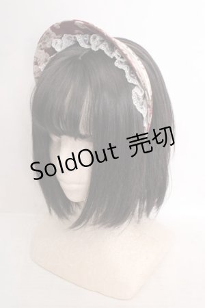 画像: marcHenTica / オールドローズ・ミルフィーユココシニクカチューシャ  ワイン O-26-04-04-1010-LO-AC-OW-OS