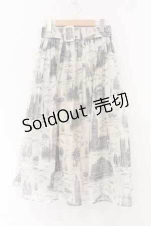 画像: an another angelus / ブリティッシュトワル柄シアータックスカート F アイボリー O-26-04-04-062-CA-SK-OW-OS