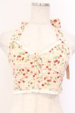 画像1: LIZ LISA / さくらんぼ柄ホルターベアトップ  ベージュ O-26-04-04-068-LO-TO-IG-OS (1)