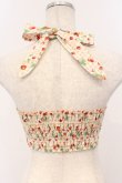 画像4: LIZ LISA / さくらんぼ柄ホルターベアトップ  ベージュ O-26-04-04-068-LO-TO-IG-OS (4)