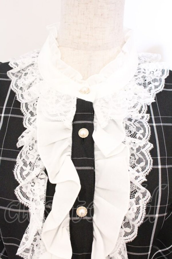 画像2: Secret Honey / アクセサリーリボン長袖セットアップ 2 クロ O-26-04-04-069-CA-SK-OW-OS (2)