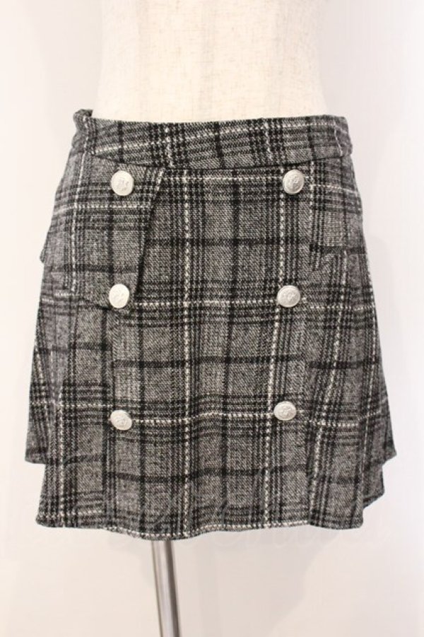 画像4: axes femme POETIQUE / チェック柄セットアップ M グレー O-26-04-04-072-AX-JA-IG-OS (4)