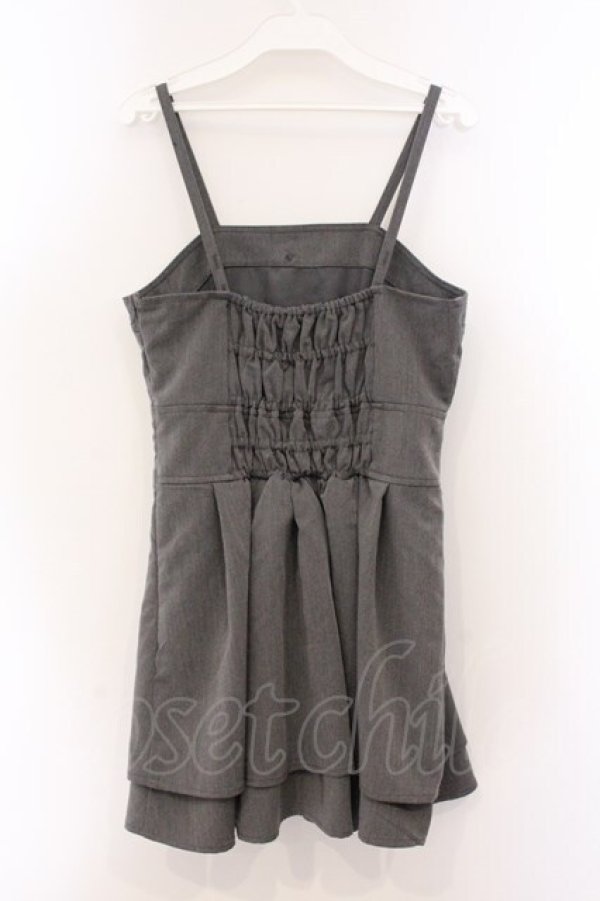 画像3: abc une face / ダブルフレアキャミワンピース M グレー O-26-04-04-076-LO-OP-OW-OS (3)