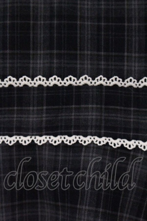 画像2: evelyn / リボンフリルロンパース F ネイビー O-26-04-04-083-LO-OP-OW-OS (2)