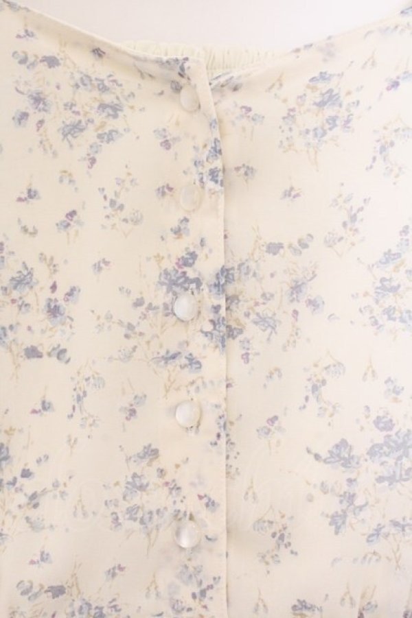 画像2: evelyn / バックリボンロングワンピース  アイボリー O-26-04-04-091-LO-OP-OW-OS (2)