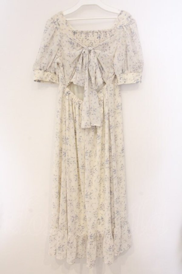 画像3: evelyn / バックリボンロングワンピース  アイボリー O-26-04-04-091-LO-OP-OW-OS (3)