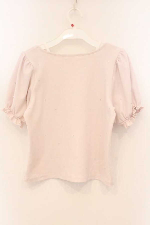 画像3: evelyn / リボンクロストップス  ピンク O-26-04-04-095-LO-TO-OW-OS (3)