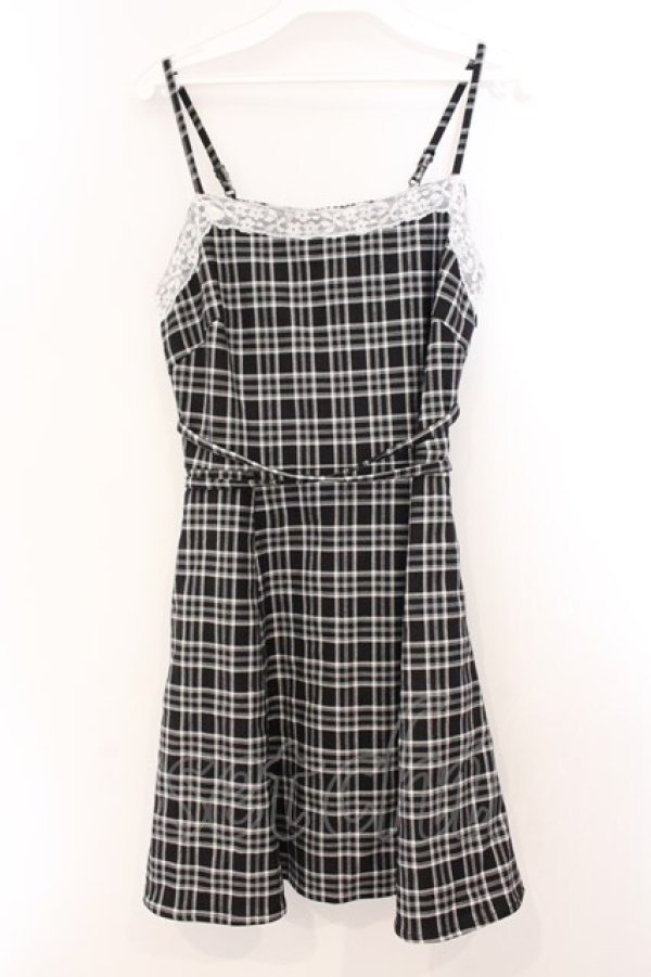 画像4: evelyn / チェックジャケットセットワンピース F クロ O-26-04-04-100-LO-TO-OW-OS (4)