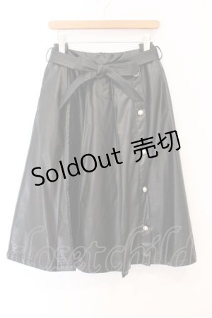 画像: axes femme / エコレザープリーツスカート M クロ O-26-04-04-025-AX-SK-IG-OS