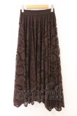 画像3: axes femme / レースサーキュラースカート M ブラウン O-26-04-04-031-AX-SK-IG-OS (3)