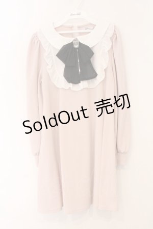 画像: Ank Rouge / ビジューリボンカットワンピース M ピンク O-26-04-04-033-CA-OP-OW-OS