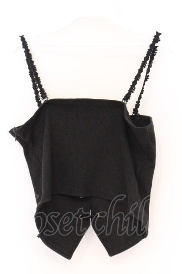 画像3: axes femme / リブカットソービスチェ M クロ O-26-04-05-041-AX-TO-IG-OS (3)