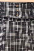 画像2: axes femme / ベルト付チェック柄タックスカート  グリーン×クロ O-26-04-05-042-AX-SK-IG-OS (2)