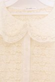 画像2: m petit by misako / AOKレースブラウス L アイボリー O-26-04-05-044-LO-BL-IG-OS (2)