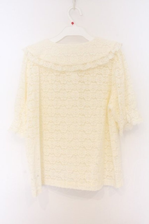 画像3: m petit by misako / AOKレースブラウス L アイボリー O-26-04-05-044-LO-BL-IG-OS (3)