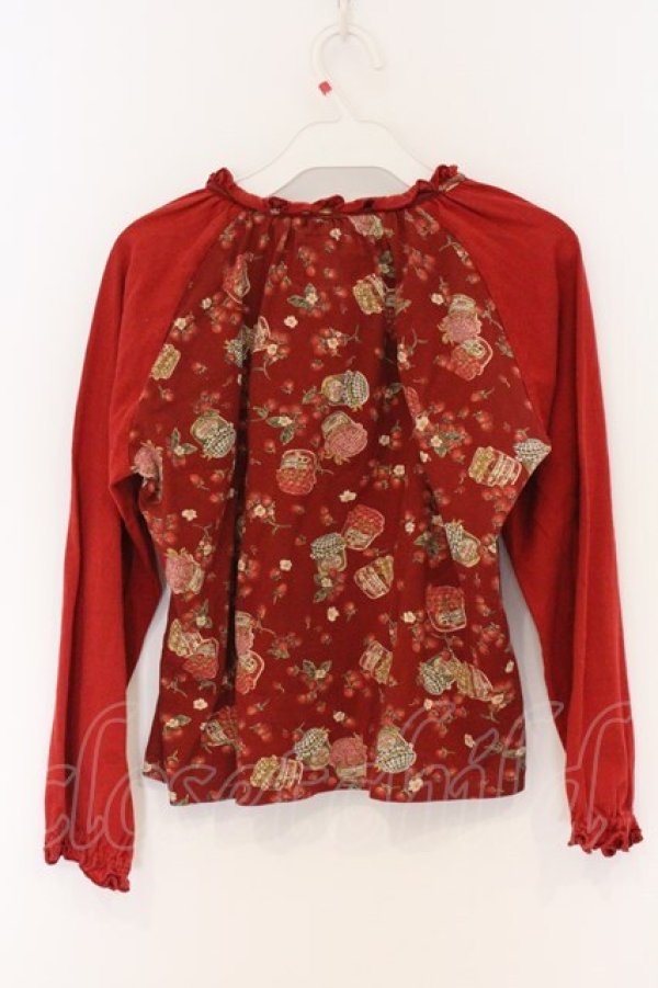 画像3: PINK HOUSE / ジャム瓶柄プルオーバー L アカ O-26-04-05-047-LO-TO-OW-OS (3)