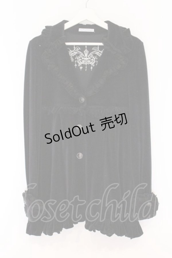 画像1: PUTUMAYO / シャンデリア刺繍ジャケット  ブラック O-26-04-05-048-PT-TO-OW-OS (1)