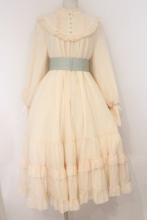 画像: Little Dipper / Princess of Windsor長袖ワンピース  アイボリー（ラメ） O-26-04-05-006-LO-OP-OW-OS