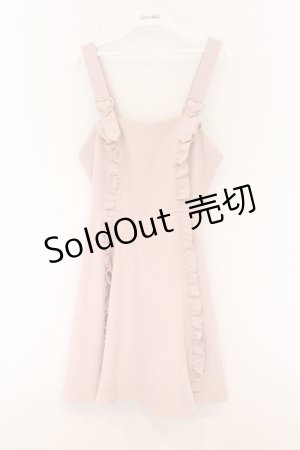 画像: Honey Cinnamon / ハートバックルジャンパースカート F ピンク O-26-04-05-056-LO-OP-OW-OS