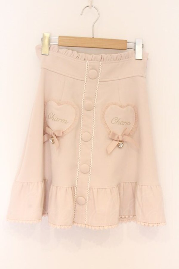 画像1: LIZ LISA / ハートポケット台形スカート 0 ピンク O-26-04-05-057-LO-SK-OW-OS (1)