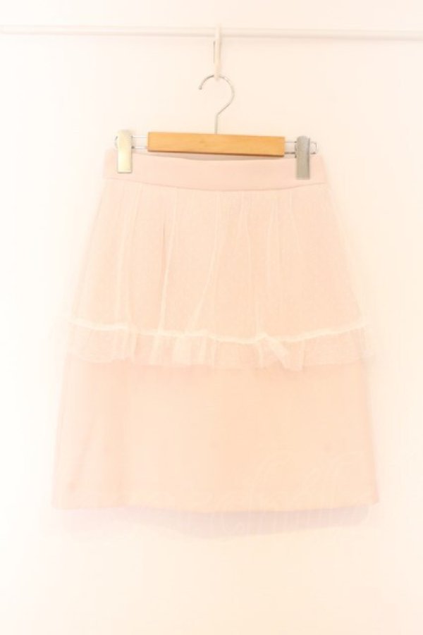 画像1: LODISPOTTO / チュールエプロンデザインスカート M ピンク O-26-04-05-058-LO-SK-OW-OS (1)