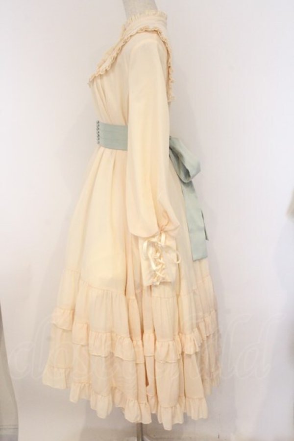 画像3: Little Dipper / Princess of Windsor長袖ワンピース  アイボリー（ラメ） O-26-04-05-006-LO-OP-OW-OS (3)