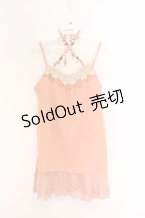 画像: axes femme / ガーデンストラップ付きキャミ M オレンジ O-26-04-05-061-AX-TO-OW-OS