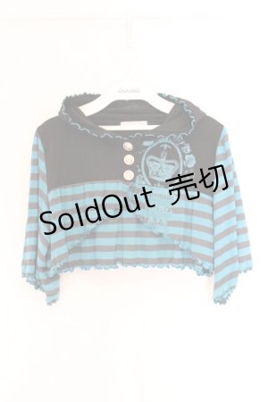 画像: PUTUMAYO / クラウンptショートパーカー M ブラック×ブルーグリーン O-26-04-05-063-PT-TO-OW-OS