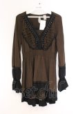 画像1: Rozen Kavalier / ビーズ配色チュニック  ブラウン O-26-04-05-064-OO-TO-OW-OS (1)