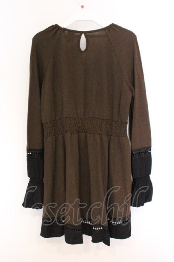 画像3: Rozen Kavalier / ビーズ配色チュニック  ブラウン O-26-04-05-064-OO-TO-OW-OS (3)