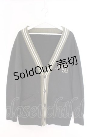 画像: MILKBOY / MB CARDIGAN  ブラック×カーキグリーン O-26-04-05-066-MB-JA-OW-OS