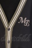 画像2: MILKBOY / MB CARDIGAN  ブラック×カーキグリーン O-26-04-05-066-MB-JA-OW-OS (2)