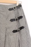 画像2: MILK / ブリジットキルトスカート  ハウンドトゥース（クロ） O-26-04-05-071-ML-SK-OW-OS (2)
