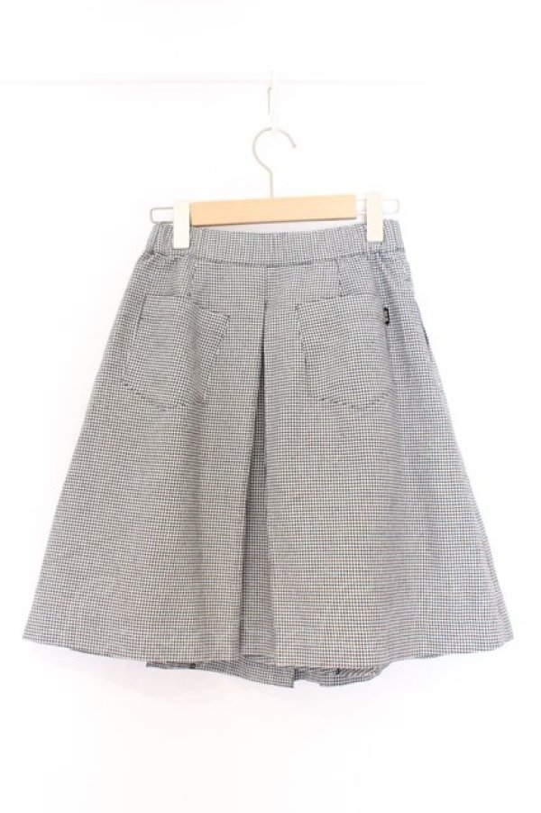 画像3: MILK / ブリジットキルトスカート  ハウンドトゥース（クロ） O-26-04-05-071-ML-SK-OW-OS (3)