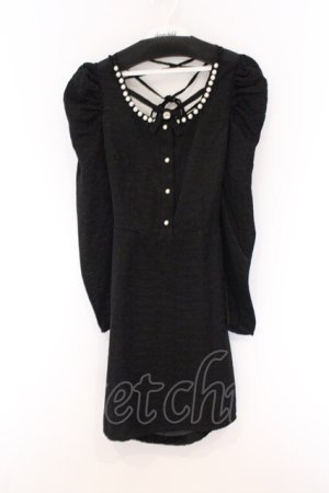 画像: Ank Rouge / backスピンドルワンピース  クロ O-26-04-05-076-CA-OP-IG-OS